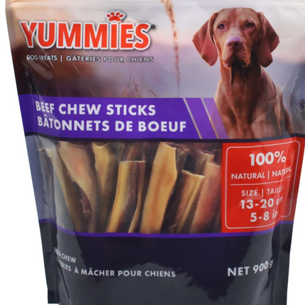 Yummies Beef Chew Sticks Dog Treats, 900 g