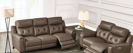 Marino TGL Power 2pc Sofa Loveseat