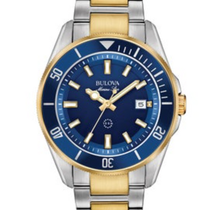 Bulova Marine Star Blue Dial Men's Watch