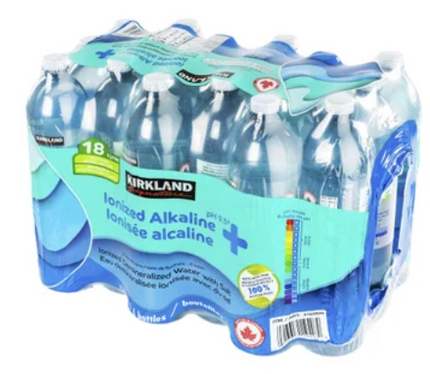 KS ionized Alkaline Spring Water, 20-24x 1 L