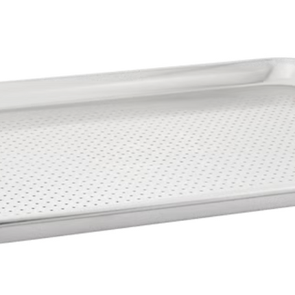 Perforated Aluminum Bun Pan 18 in. x 26 in. (45.72 cm x 66.04 cm)