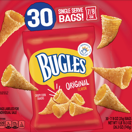 Bugles Original, 0.88 oz, 25-30 ct