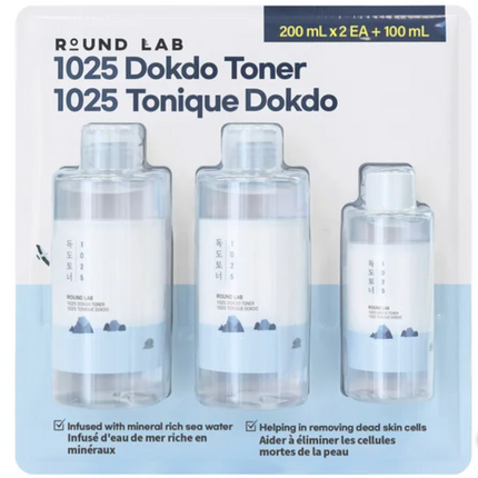 Round Lab 1025 Dokdo Tonic, 2 x 200 ml + 100 ml
