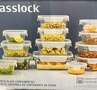Glasslock Food Storage Set, 26-piece