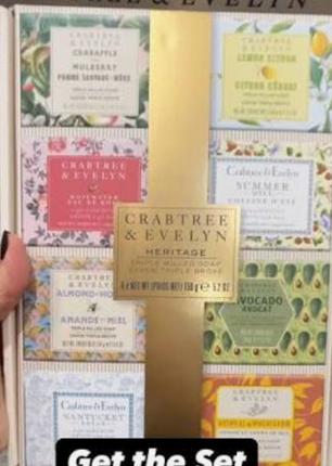 Crabtree & Evelyn Triple Milled Soap Set