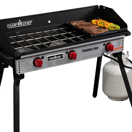 Camp Chef Tundra 3 Burner Stove with Griddle