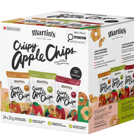 Martin’s Apple Chips Multi - Pack, 24 × 22 g
