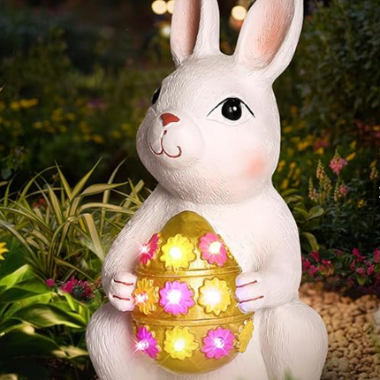 Solar Bunny with Easter Egg
