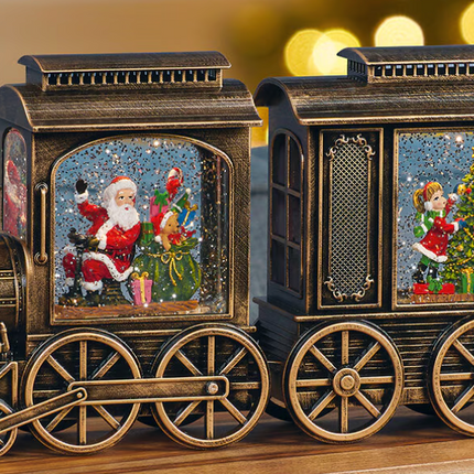 Holiday Express Water Globes 2 Piece