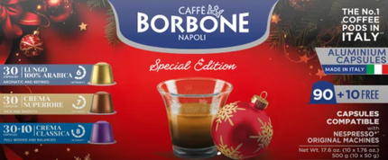 Caffe Borbone SE Nespresso Pods, 100ct/OPEN