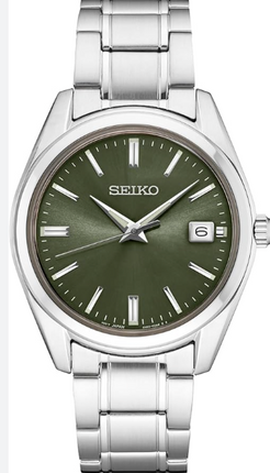 SEIKO Men's Quartz Watch - Green Dial