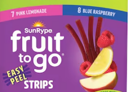 SunRype Fruit To Go, Fruit Strips, 72 × 14 g