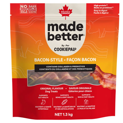 Made Better Bacon-Style Treats, 1.3 kg Open Bag