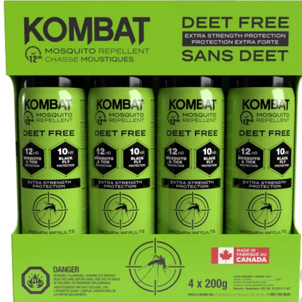 Kombat Mosquito & Tick Repellent 2 ct USED