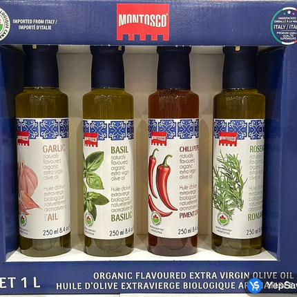 Montosco Olive Oil 4 x 250 mL Missing One