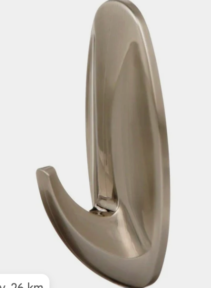 3M Command Outdoor Nickel Hooks 6 pk