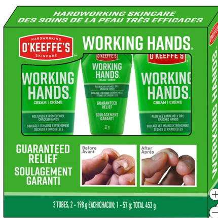 O'Keeffe's Working Hands Cream 2 x 198g Missing 57g