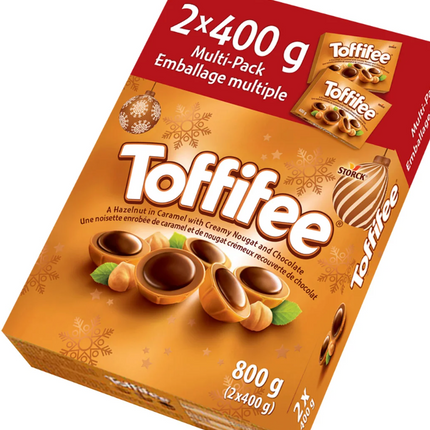 Toffifee Candy, 2 × 400 g