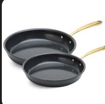 Lagostina 2 Piece Fry Pan Set Used