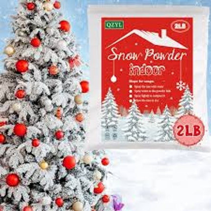 QZYL Snow Flocking Powder, 2 lbs