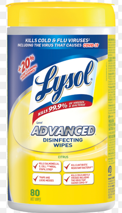 Lysol Advanced Disinfecting Wipes, 110-count