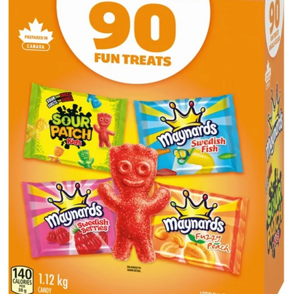Maynards, Assorted Gummy Candy, Pack of 90