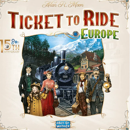 Ticket to Ride Europe boardgame