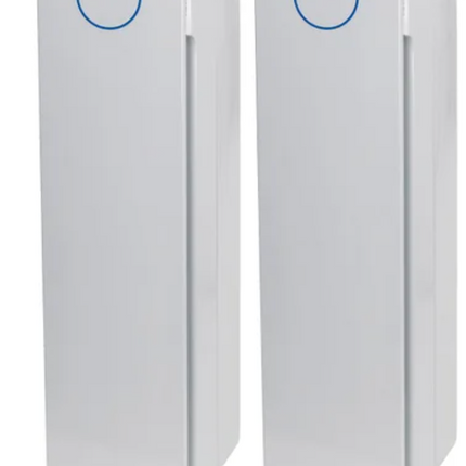 GermGuardian Elite 4-in-1 UV-C Tower Plus Air Purifier, 2-pack