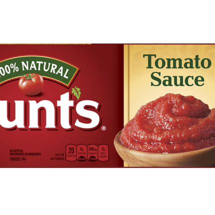 Hunt's 100% Natural Tomato Sauce, 15 oz, 12 ct