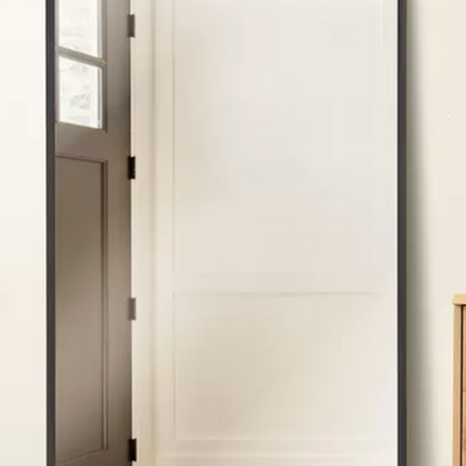 Life In Style Black Floor Mirror