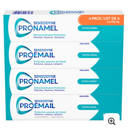 Sensodyne Pronamel Toothpaste 4 x 115mL