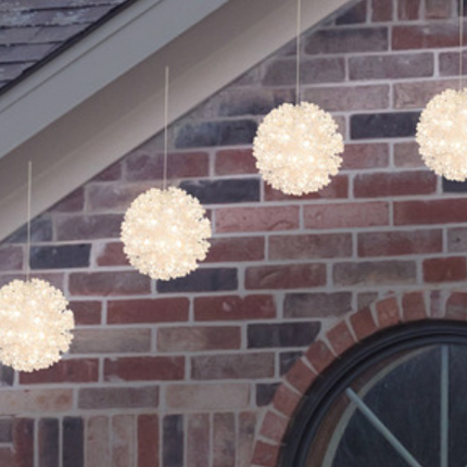 Philips Christmas Pathway & Hanging LED Spheres 1 out no stakes