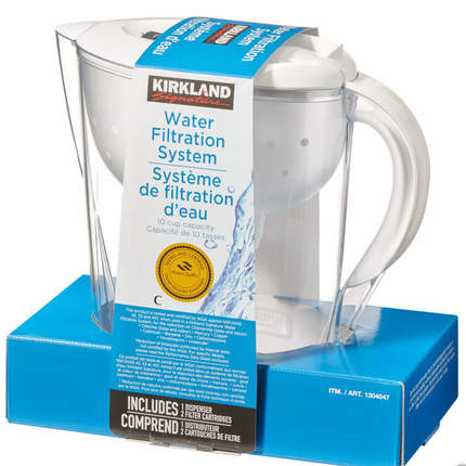 Kirkland Signature 2.3 L (10-cup) Pitcher with 1 Filter