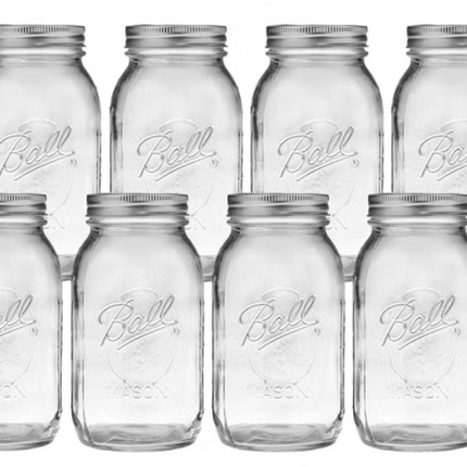Ball Jars 1L (33.8 oz) 12-pack