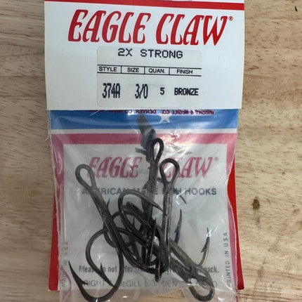 Eagle Claw 5 Pack Hooks Fishing