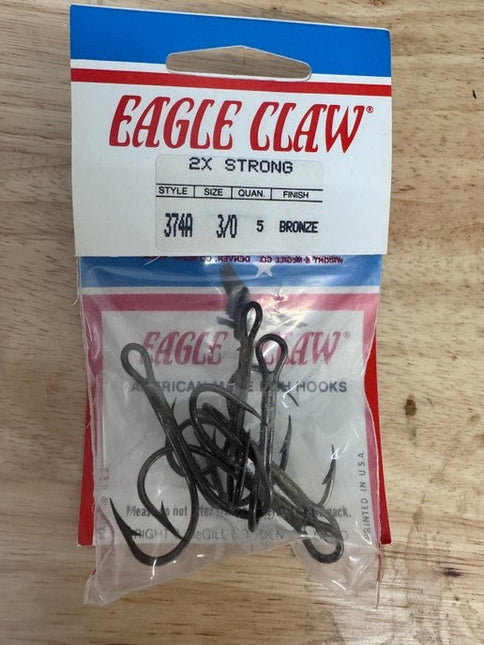 Eagle Claw 5 Pack Hooks Fishing