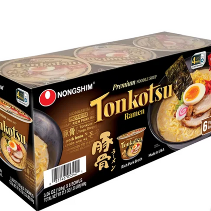 Nongshim Tonkotsu Ramen, 5 x 101 g