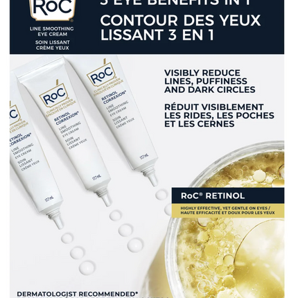 RoC - Retinol Correxion Eye Cream, 3 x 17.7 ml