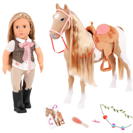 Our Generation Doll and Horse USED
