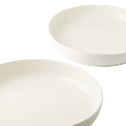 Trudeau Porcelain Nesting Serving Bowls, 2-piece