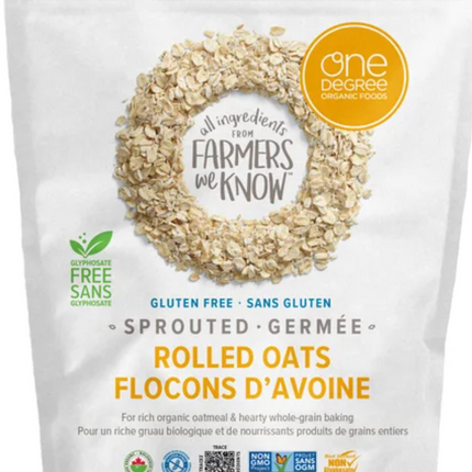 One Degree Organic Sprouted Rolled Oats, 2.27kg