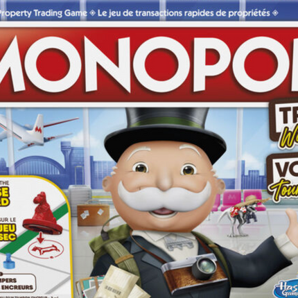 Monopoly Travel World Tour Board Game