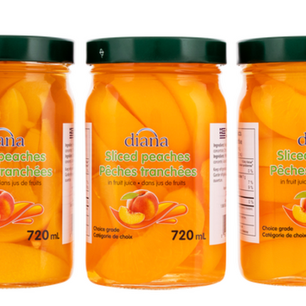 Diana Sliced Peaches 720 mL