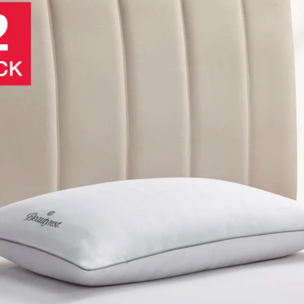 Beautyrest Platinum Feather and Down Pillow, 2-pack