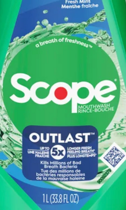 Scope Mouthwash, 3 x 1 L