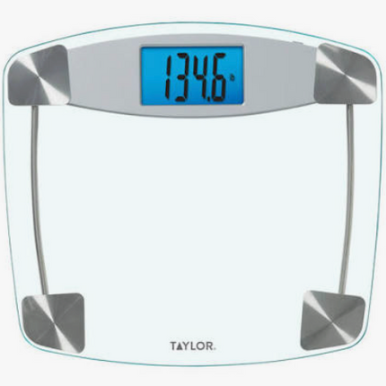 Taylor Glass Digital Scale With Weight Tracking