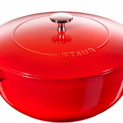 Staub Enameled Cast Iron Dutch Oven-USED