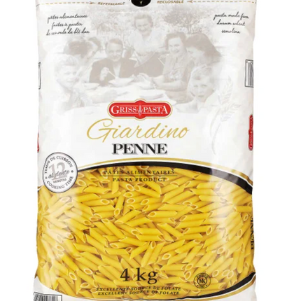 Griss Pasta Giardino Penne, 4 kg