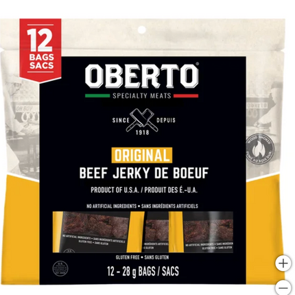 Oberto - Beef jerky,8-12 × 28 g