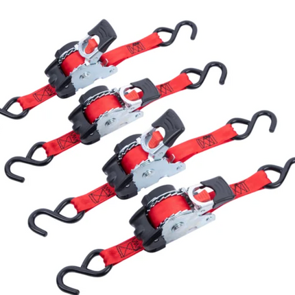 Erickson Retractable Ratchet Straps 4-pack